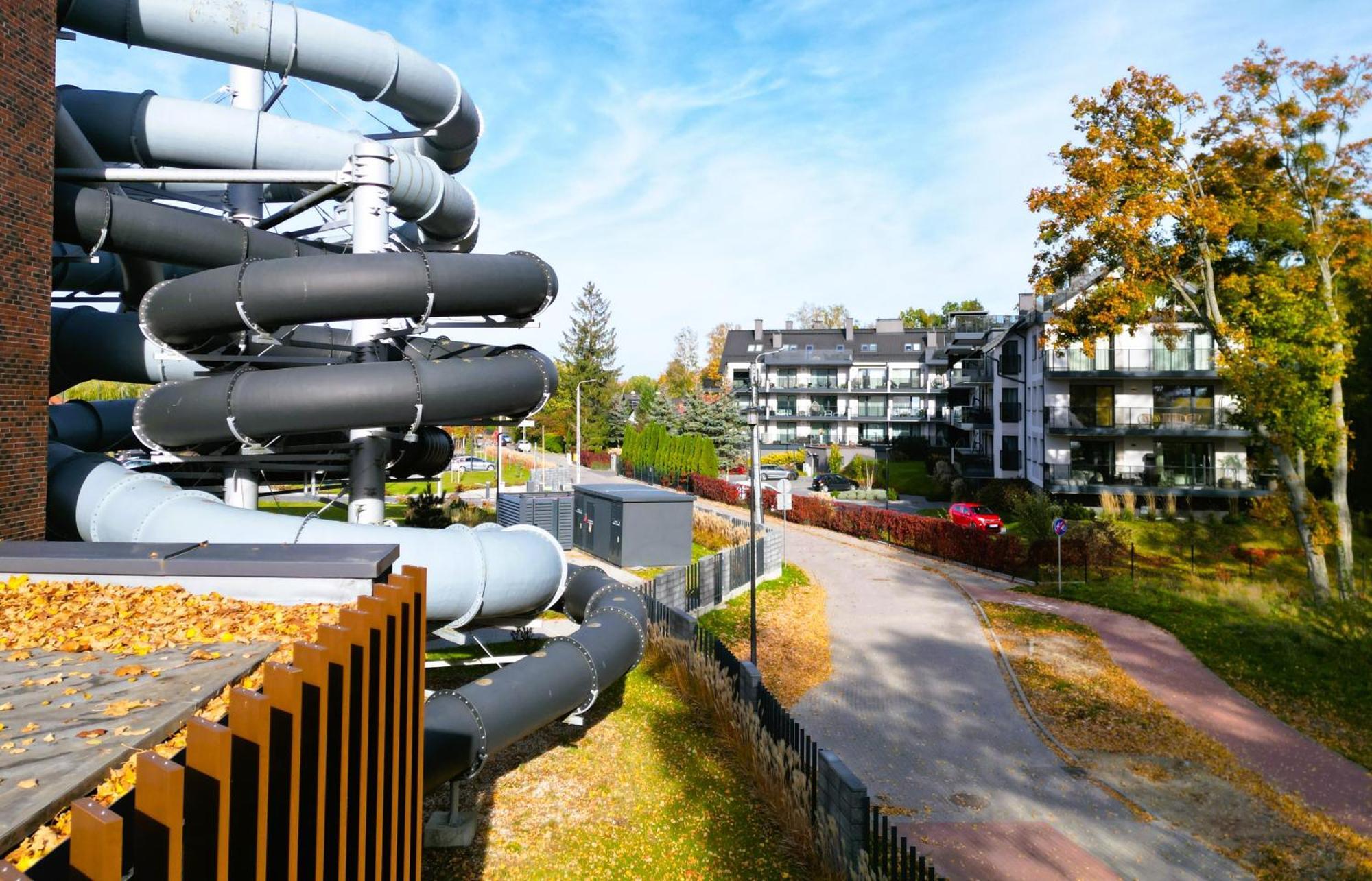 Lake Apart Ostroda - Widok, Przy Plazy, Aquapark, Parking Podziemny, Winda, Netflix Kültér fotó