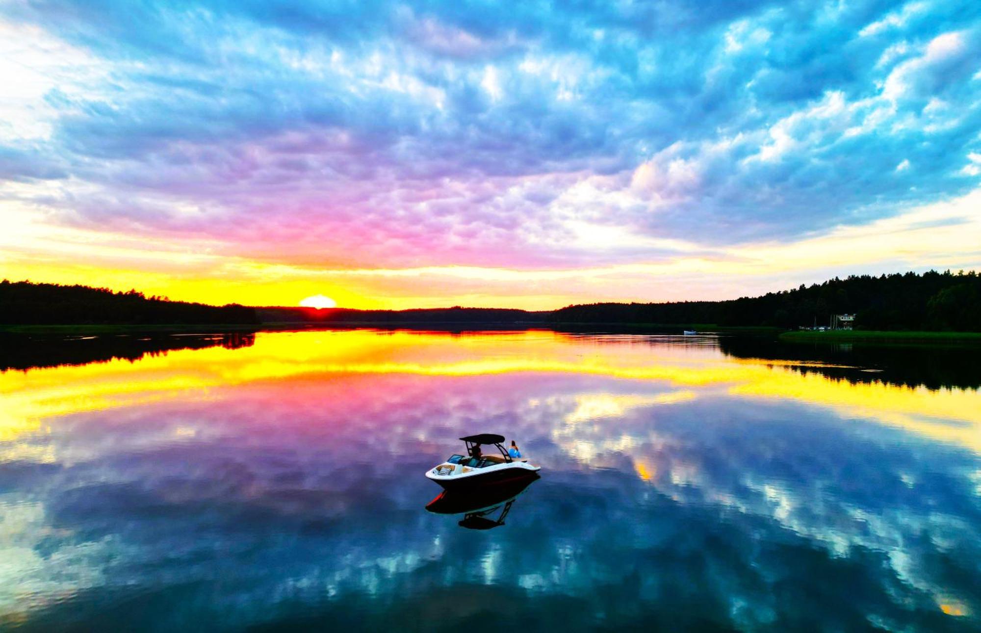 Lake Apart Ostroda - Widok, Przy Plazy, Aquapark, Parking Podziemny, Winda, Netflix Kültér fotó